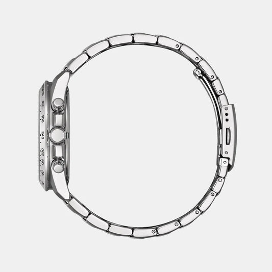 Citizen  Men Quartz Black Dial Chronograph Stainless Steel Watch AN8230-59E