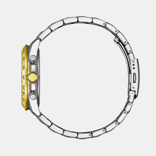 Citizen  Men Quartz Green Dial Chronograph Stainless Steel Watch AN8234-58X