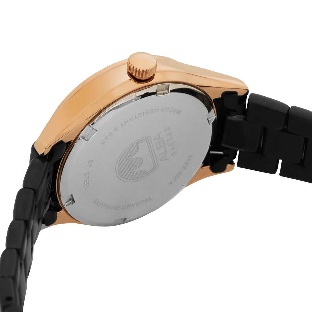 Alba AS9S04X1 Onyx Black Dial Watch