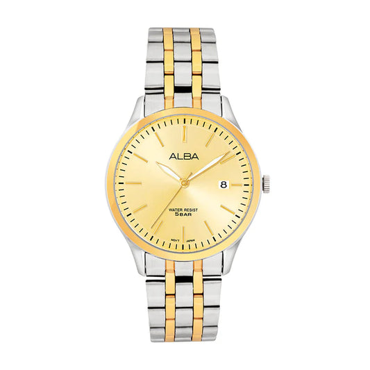 Alba AS9S10X1 Light Gold Dial Watch