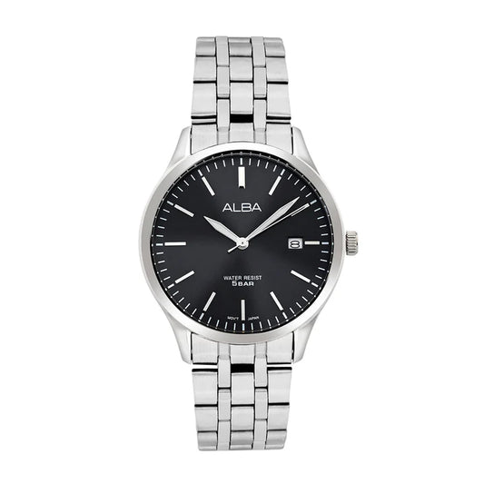 Alba AS9S15X1 Black Dial Watch