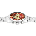 Alba AT3J11X1 Red Textured Dial Chronograph Watch