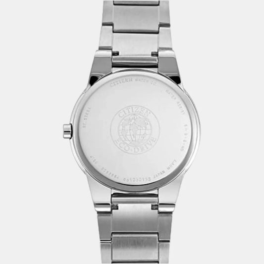 Citizen Axiom Eco-Drive Men's Black Analog Stainless Steel Watch AU1060-51E
