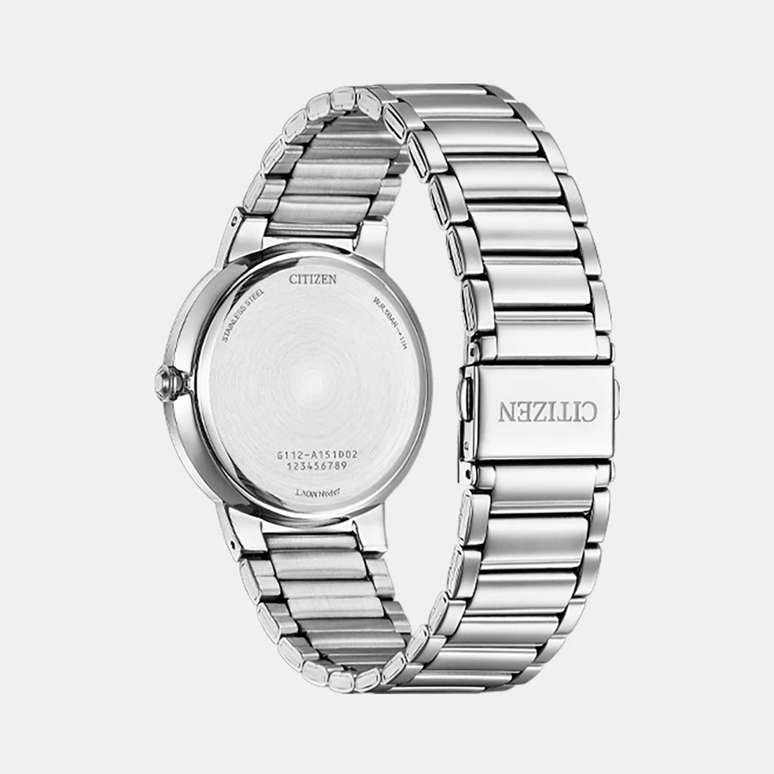 Citizen Men Quartz Pink Dial Chronograph Stainless Steel Watch BI5120-51Z