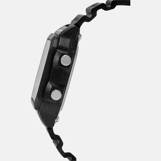 Casio Youth Men Quartz Black Dial Digital Resin Watch D097