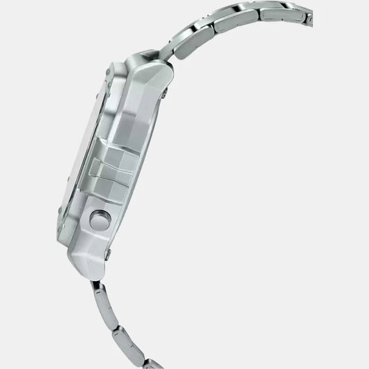 Casio Youth Unisex Quartz Black Dial Digital Stainless Steel Watch D227