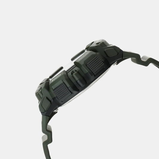 Casio Youth Men Quartz Dark Grey Dial Digital Resin Watch D350