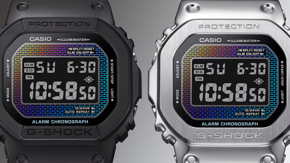 G-Shock Men Quartz Multicolour Dial Digital Resin Watch G1595