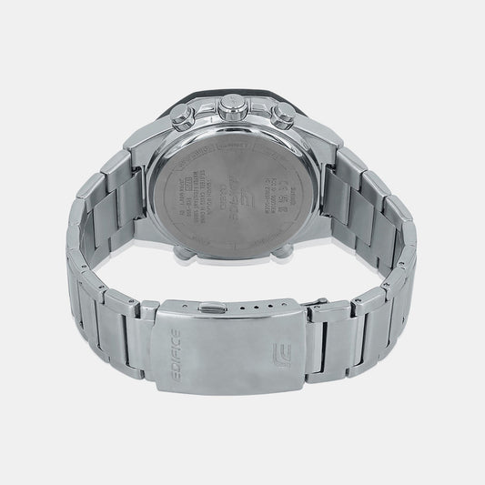 Edifice Men Quartz Blue Dial Analog-Digital Stainless Steel Watch EX555