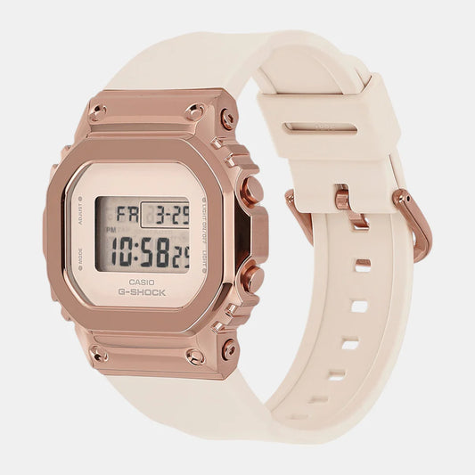 Casio G-Shock Women Quartz Pink Dial Digital Resin Watch G1536