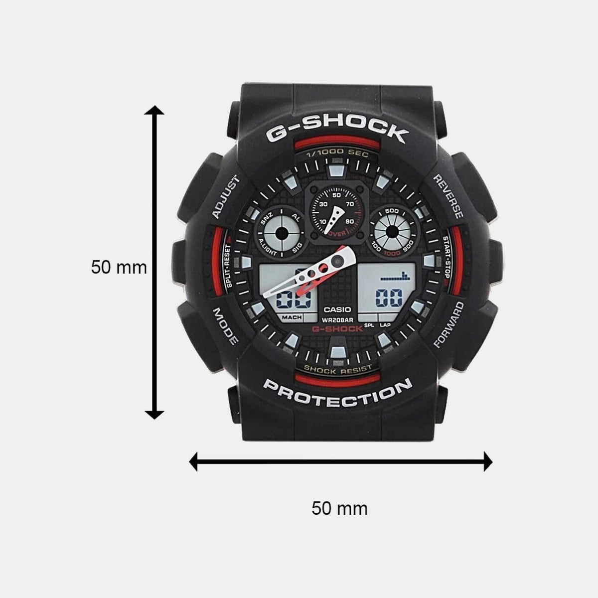 G-Shock Men Quartz Black Dial Analog-Digital Resin Watch G272