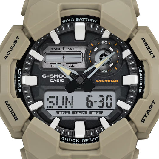 G-Shock Men Quartz Black Dial Analog-Digital Resin Watch G1603