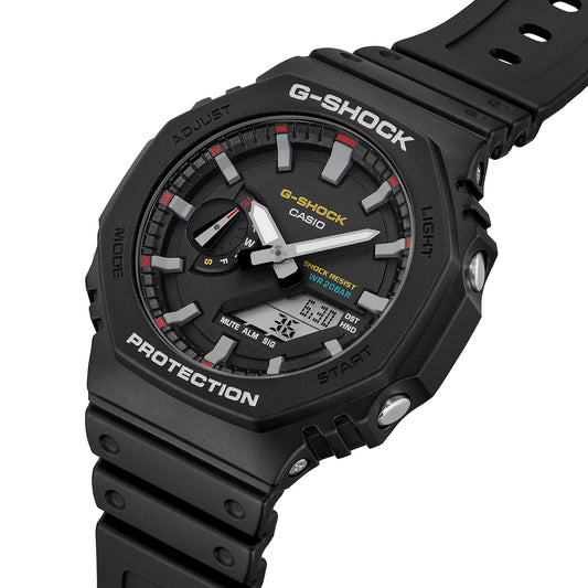 Casio G-Shock GA-2100RL-1ADR Analog-Digital Black Dial Men (G1686)