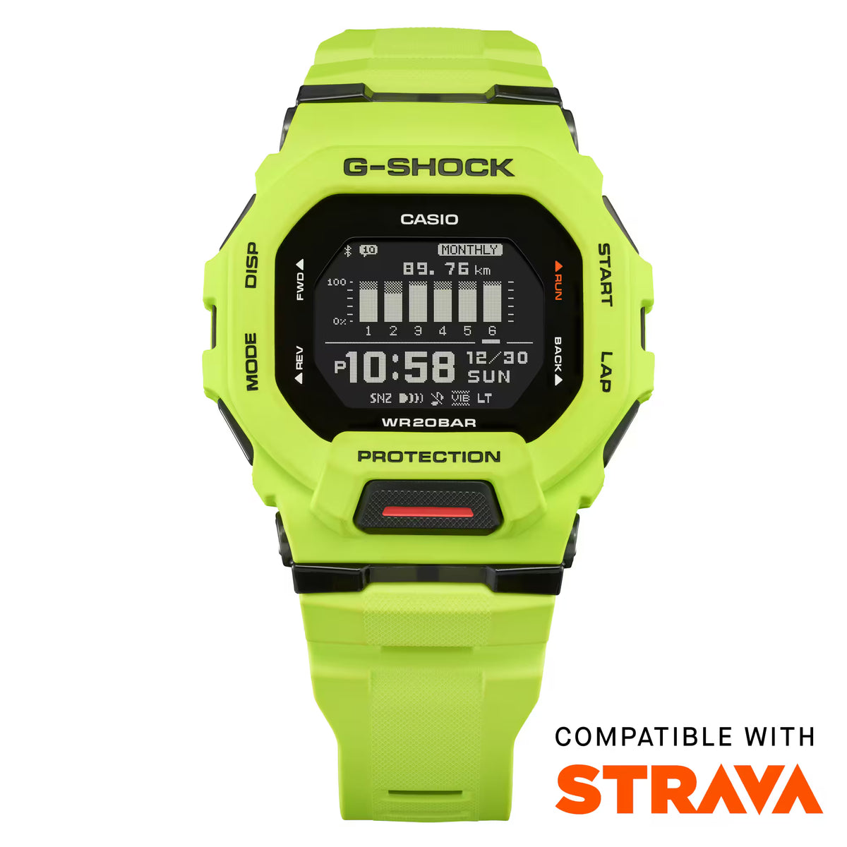 G-Shock Men Quartz Black Dial Digital Resin Watch G1148