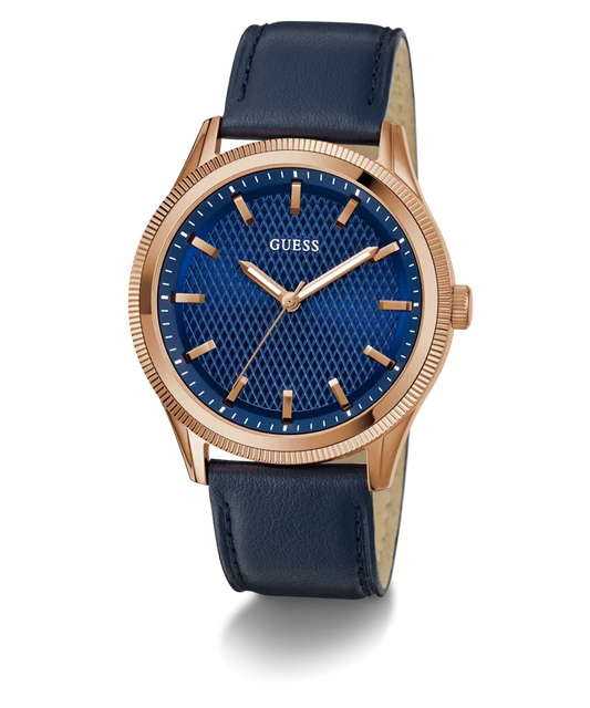GUESS Dex Analog Watch for Men with Round Dial & Water Resistant Man's Wrist Watches GW0846G2
