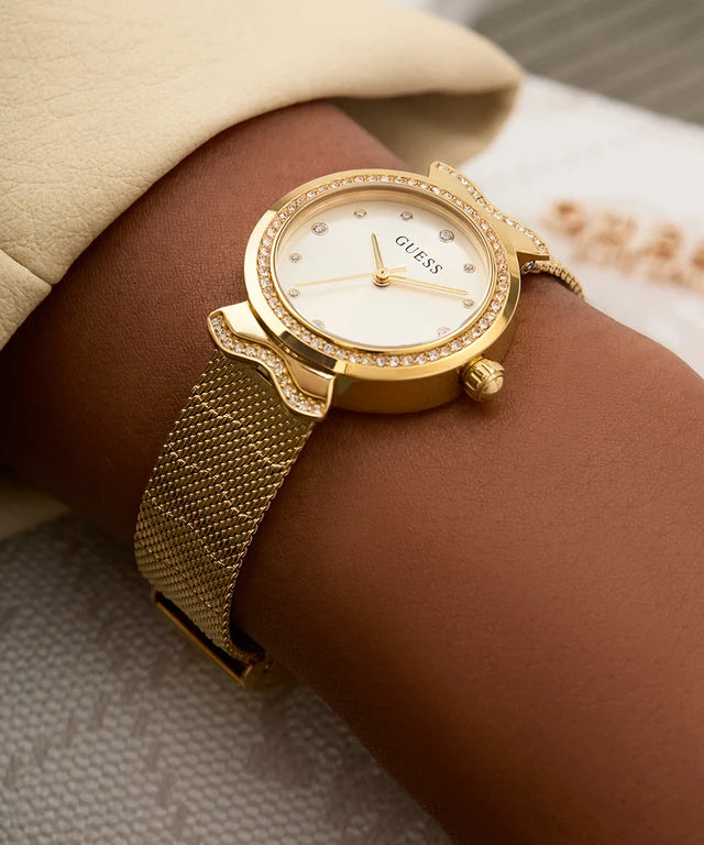 GUESS Mermaid Analog Watch for Women with Round Dial & Water Resistant Women's Wrist Watches