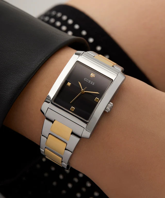 GUESS Bonnie Analog Watch for Women with Rectangle Dial & Water Resistant Women's Wrist Watches GW0876L3
