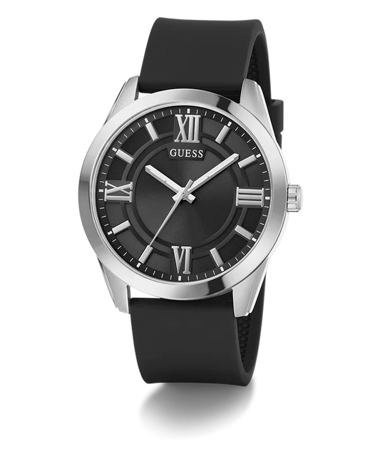 GUESS Men's Analogue Quartz Watch with Silicone Strap GW0894G1