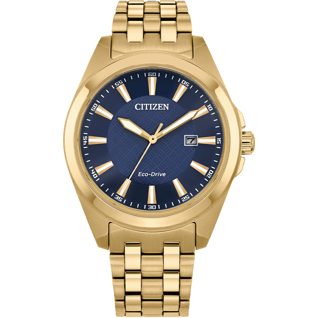 Citizen Eco-Drive Men Blue Dial Analog Stainless Steel Watch BM7532-54L