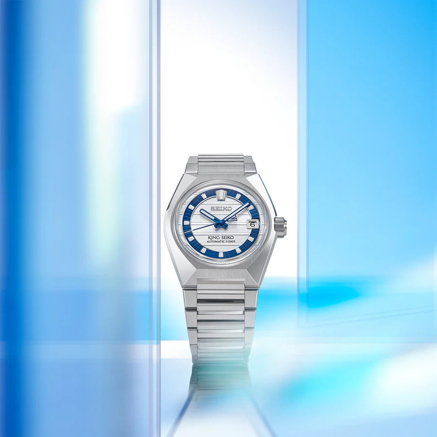Seiko 145th Anniversary Blue Theme LE – King Seiko Vanac - HKF004J1