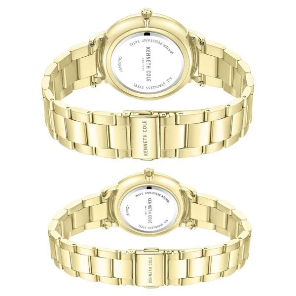 Kenneth Cole Quartz Analog Silver Dial Stainless Steel Strap Watch for Couple ntkcwgg0049701glpa