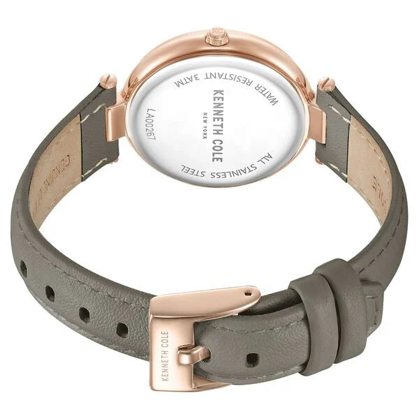Kenneth Cole Quartz Analog Brown Dial Antique Leather Strap Watch for Women ntkcwla0026702ld