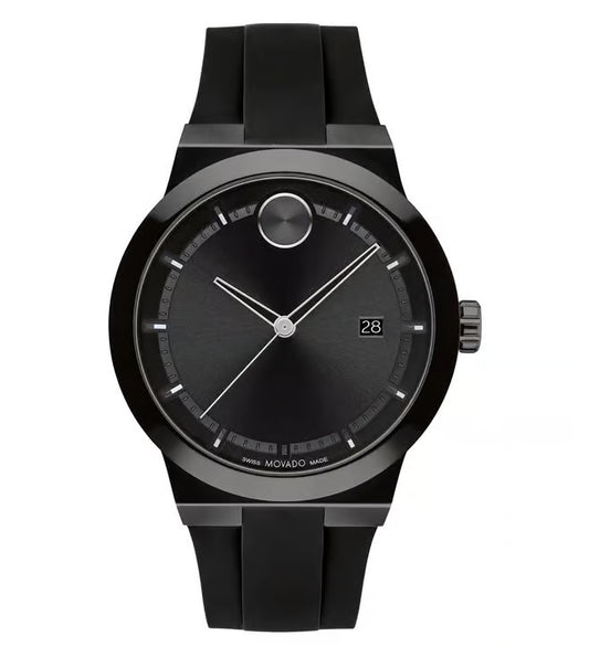 Movado Bold Fusion Swiss Qtz Black Round Dial Men's Watch - 3600849
