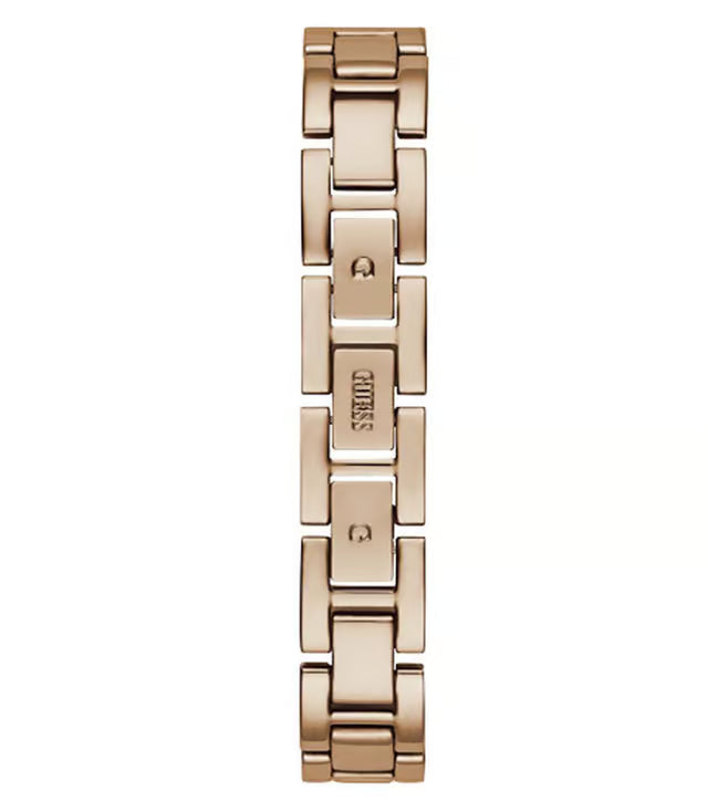 Guess Tri Luxe Collection Analog Rose Gold Dial Women's Watch-GW0474L3