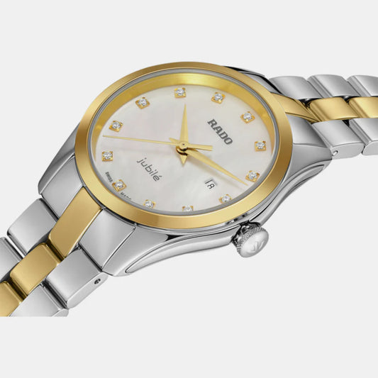 Rado HyperChrome Women Quartz Mother Of Pearl Dial Analog Stainless Steel Watch R32975912