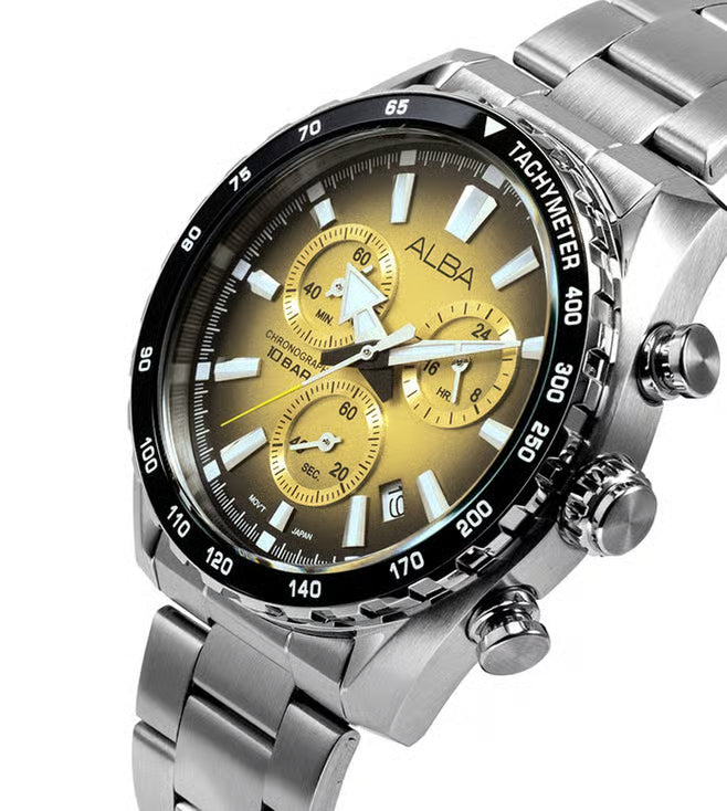 ALBA SIGNA Gold Men 44mm Watch Quartz AX7005X1