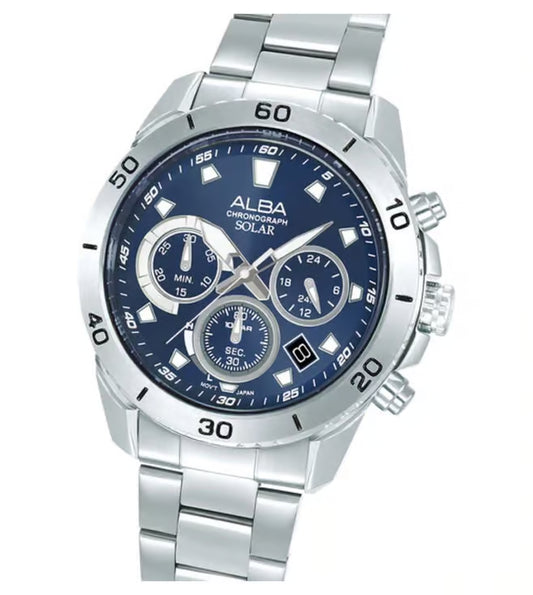 ALBA Solar Quartz Chronograph Men 43.8 mm AZ5013X1
