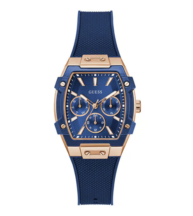 Blue Rectangle Dial Analog Women's Watch - GW0945L4