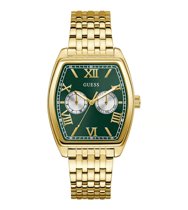 Green Rectangle Dial Analog Men's Watch - GW0975G2