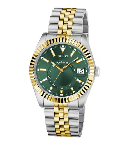 GUESS Green Round Dial Analog Men's Watch - GW0977G4
