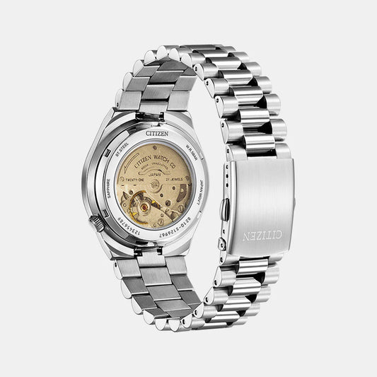 Citizen Tsuyosa Collection Men Automatic Brown Dial Analog Stainless Steel Watch NJ0158-89Y