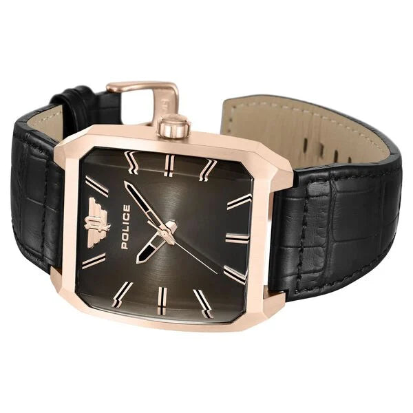 Police Black Dial Quartz Analog Watch for Men