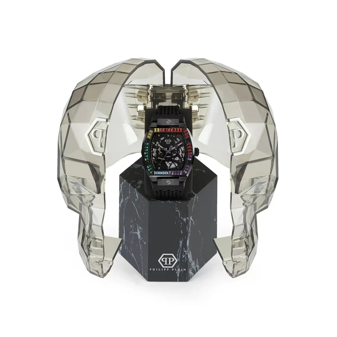 Philipp Plein The Skeleton Black Dial Automatic Unisex Watch PWBAA0621