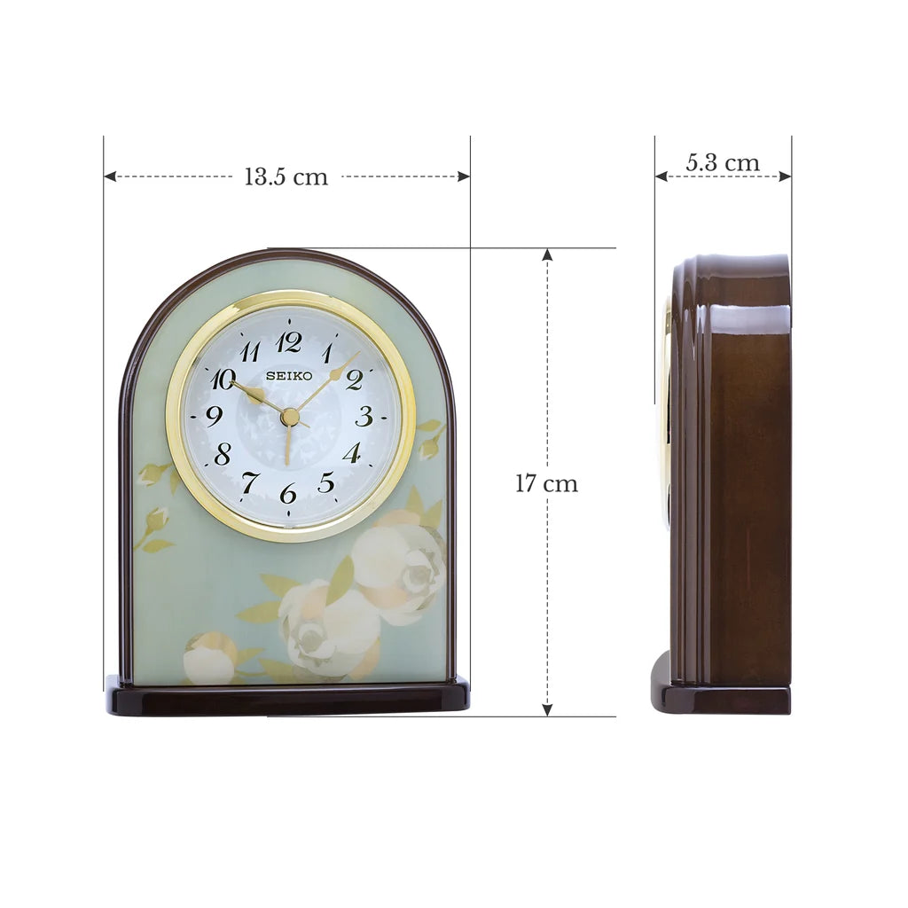 QXE055L PIANO FINISH WOOD WALL CLOCKS