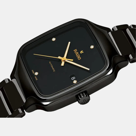 RADO True Square Unisex Automatic Black Dial Analog Stainless Steel Watch R27078722