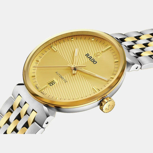 Rado Florence Unisex Automatic Yellow Dial Analog Stainless Steel Watch R48903253