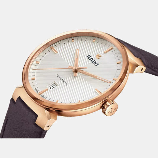 Rado Florence Unisex Automatic Silver & White Dial Analog Leather Watch R48905015