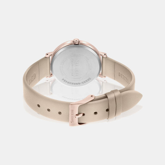 Sheen Women Quartz Pink Dial Chronograph Leather Watch SH233Sheen Women Quartz Pink Dial Chronograph Leather Watch SH233