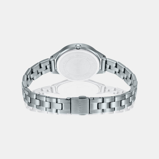 Sheen Women Quartz Black Dial Analog Stainless Steel Watch SH250