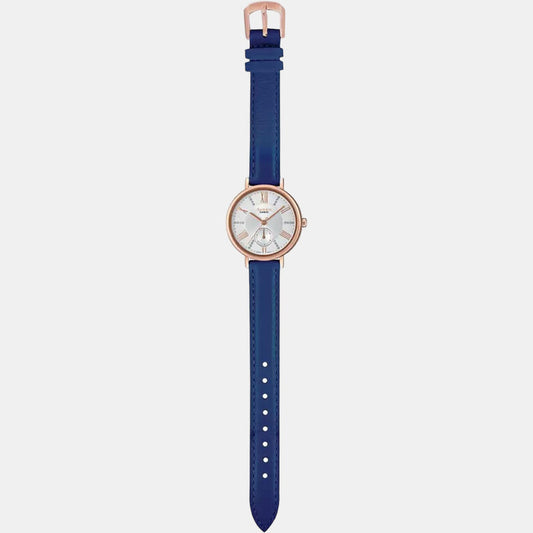 Sheen Women Quartz White Dial Analog Leather Watch SX240