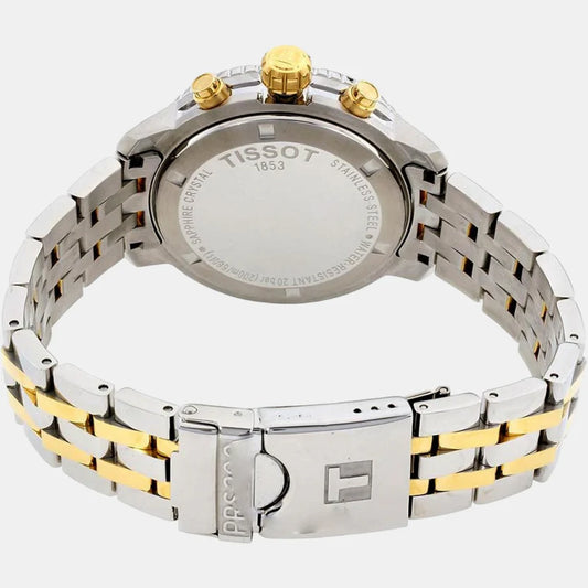 Tissot PRS 200 Men White Chronograph Stainless Steel Watch T0674172203101