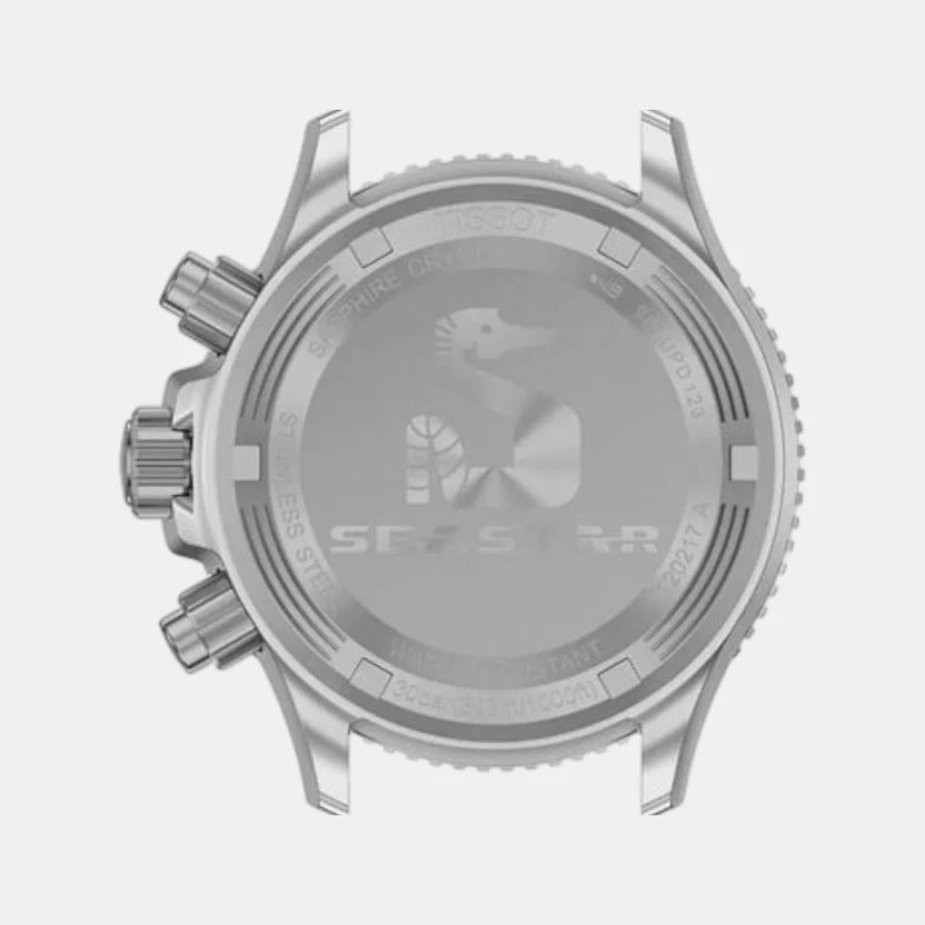 Tissot Seastar 1000 Men Quartz White Dial Chronograph Synthetic Watch T1202171701100