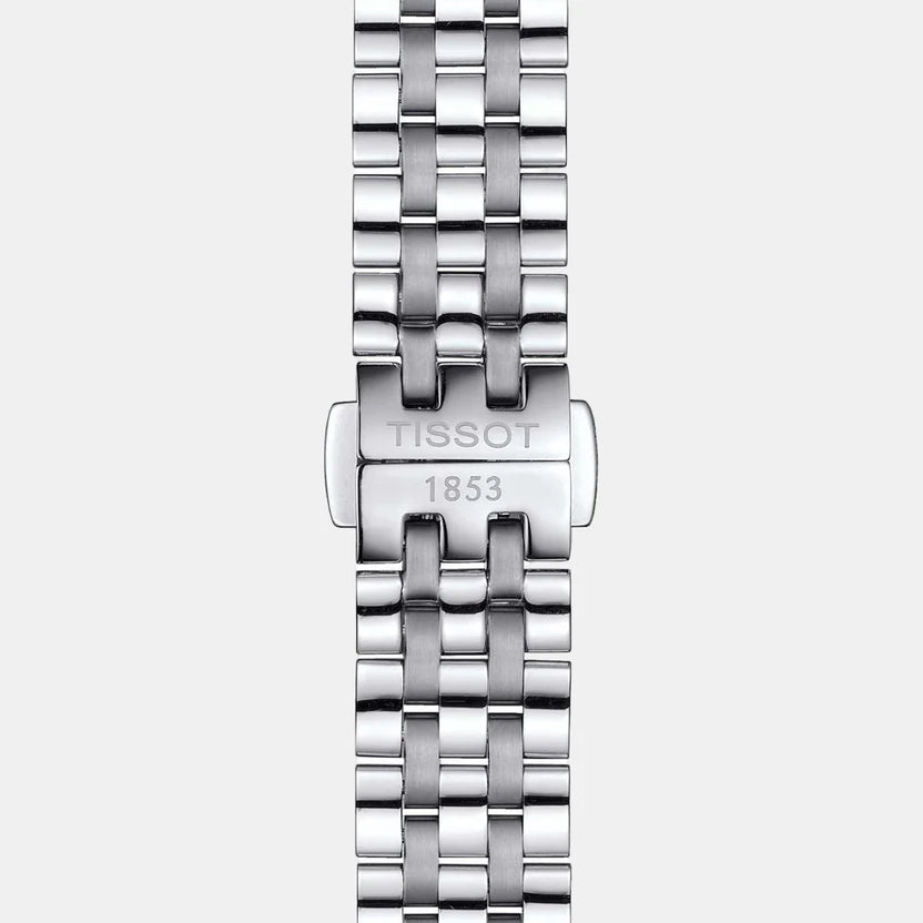 Tissot Carson Women Quartz Silver Dial Analog Stainless Steel Watch T1222101103300