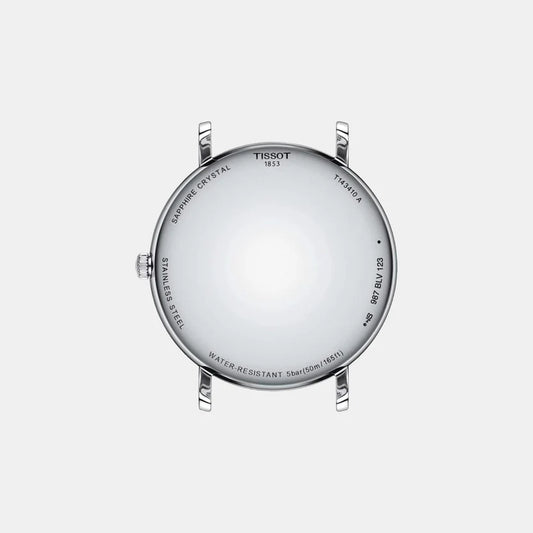 Tissot Everytime Men Quartz White Dial Analog Stainless Steel Watch T1434101101100