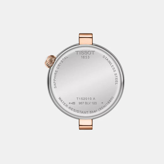 Tissot Desir Women Quartz White Mother Of Pearl Dial Analog Stainless Steel Watch T1520102211800