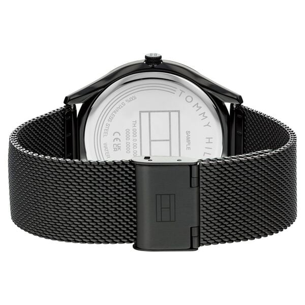 Tommy Hilfiger Black Dial Black Stainless Steel Strap Watch for Men ntth1710513